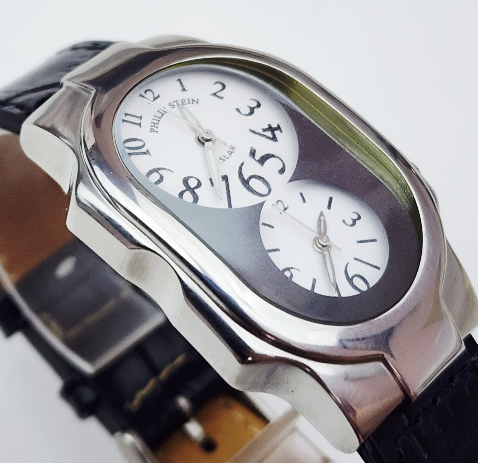 Men’s TRAVELER Watch PHILIP STEIN “Teslar”. Dual Time