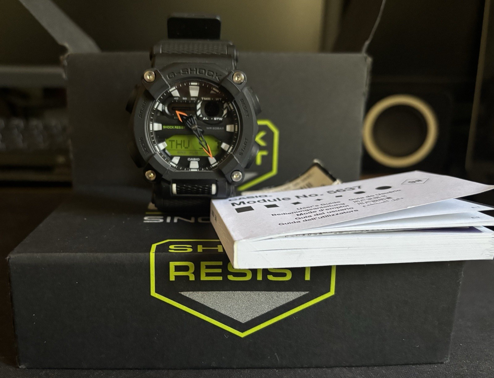 G-Shock GA-900E-1A3ER Black Analog Digital Shockproof Men’s Watch