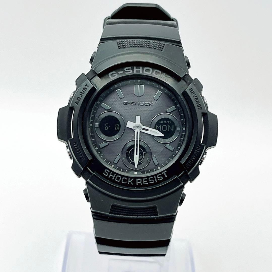 CASIO G-SHOCK AWG-M100B Radio-Controlled Solar Men Watch Working