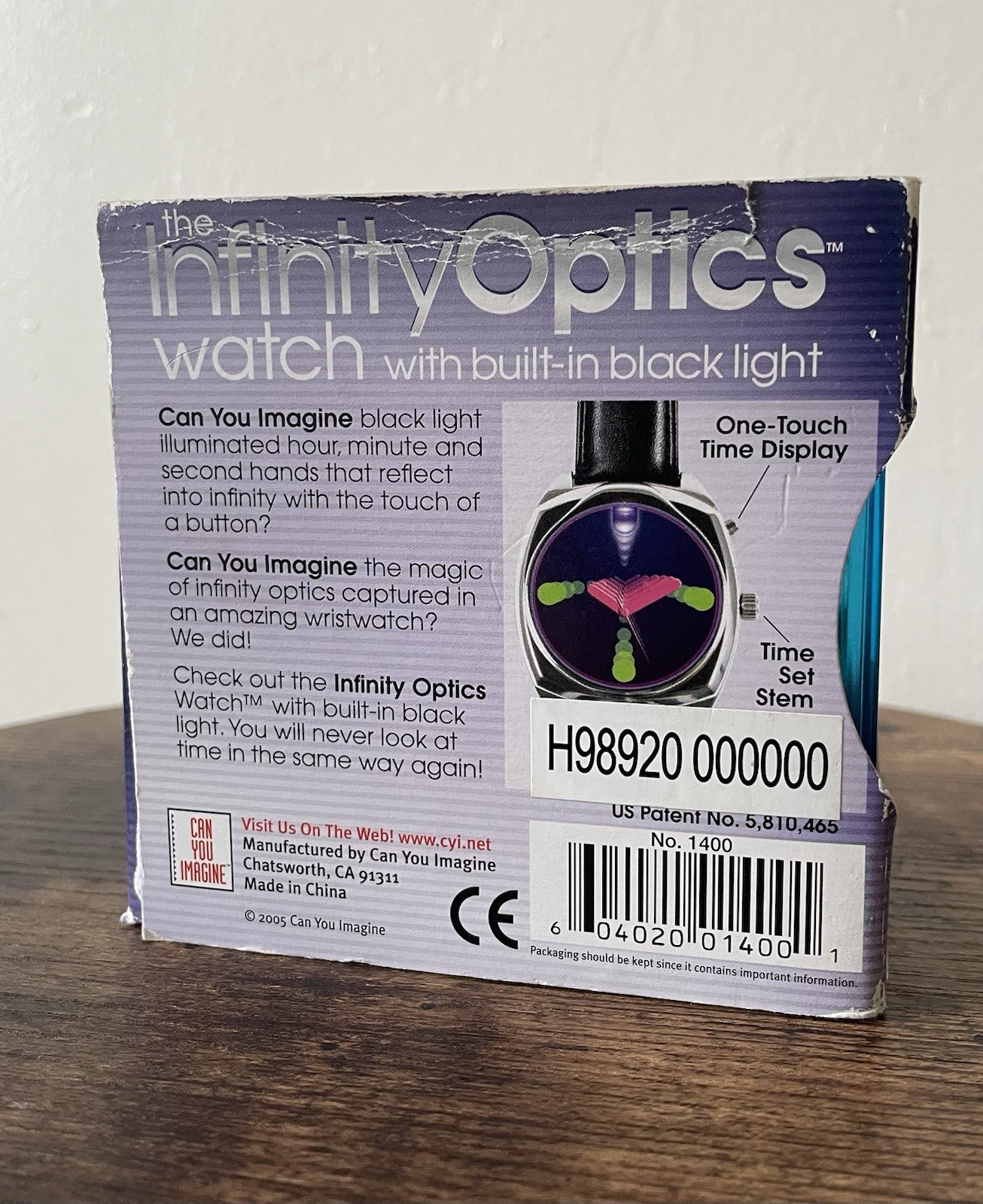 The Infinity Optics Quartz Watch w/ Built-in Black Light – WORKS!