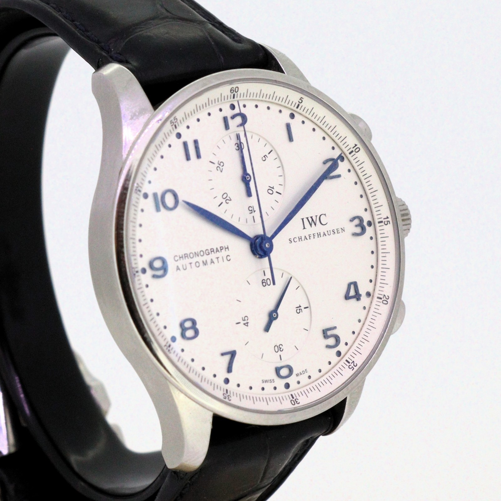 IWC Schaffhausen Portugieser 41mm chronograph IW371446 with papers + warranty
