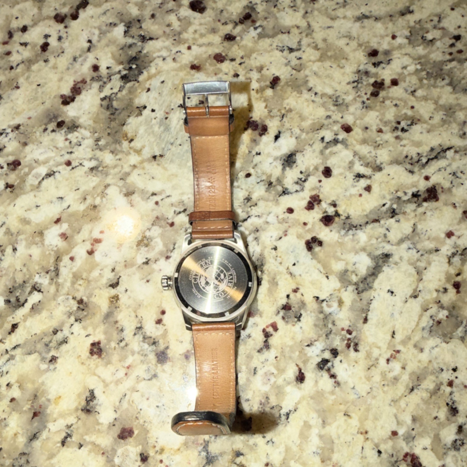 Citizen Eco-Drive Pilot/Aviator Men’s Watch Black Dial Brown Leather Strap