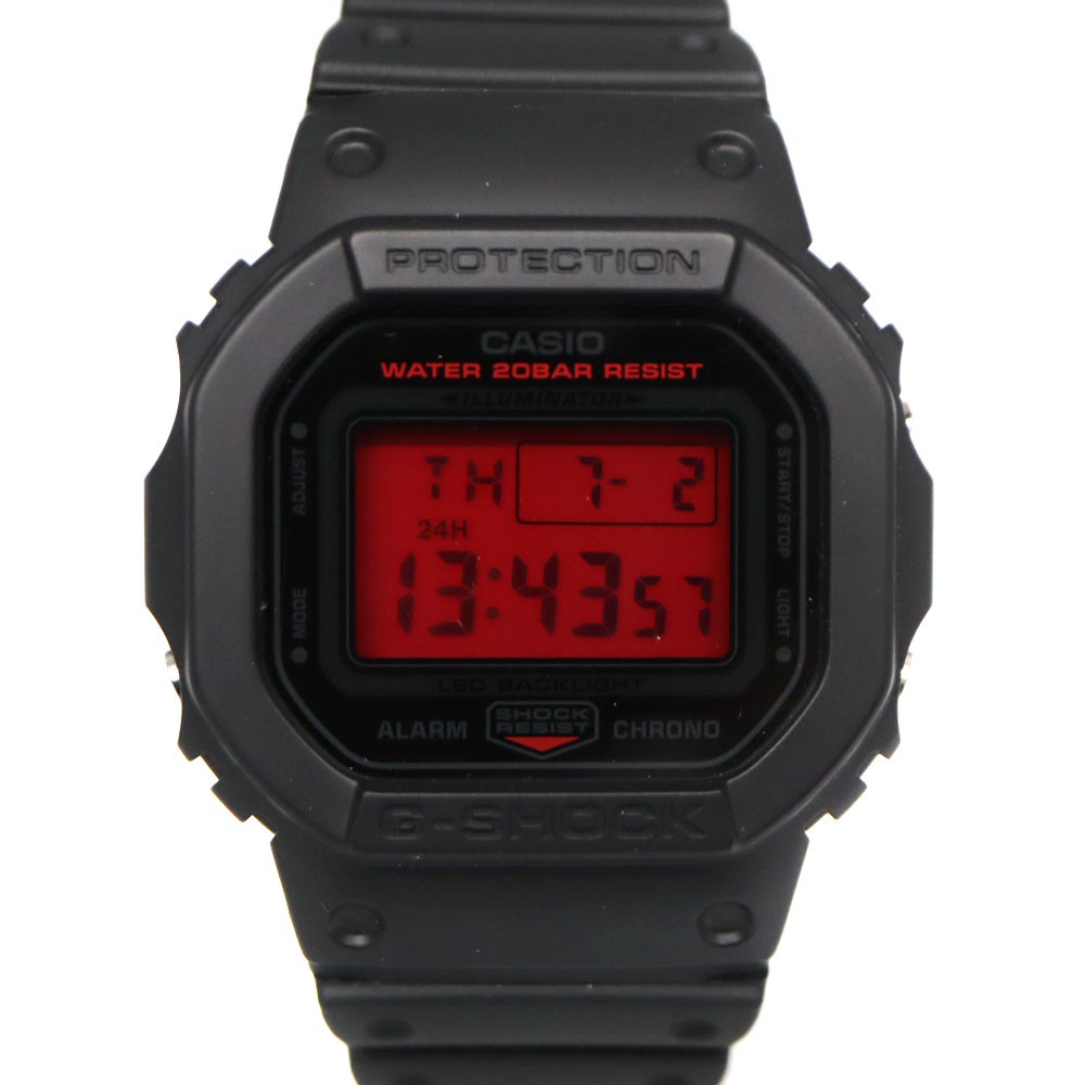 Casio G-SHOCK DW-5600BBR-1JF Diamond 13.4mm Box and Papers Wristwatch #KNW2715