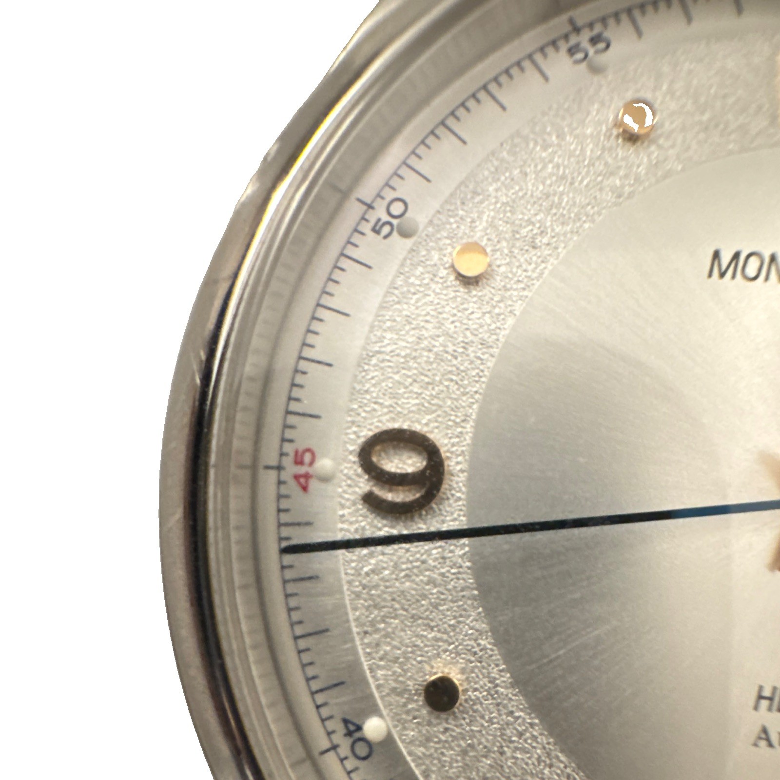 Montblanc Heritage Automatic Silver Dial 40mm Steel Brown Leather Date Watch