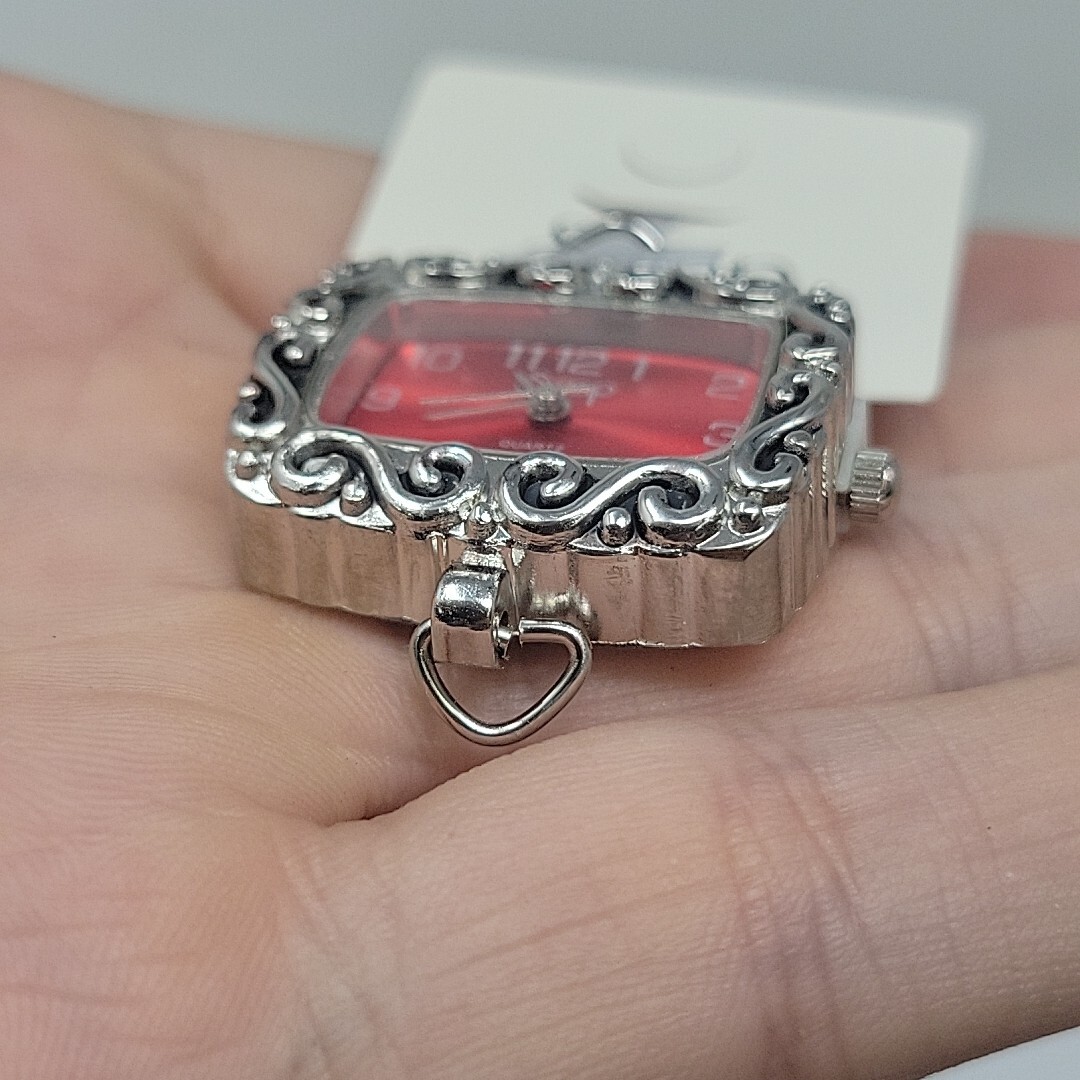 Ruby Red Ornate Swap Watch Face By Beehive Create-a-watch For Lobster Claw Bands