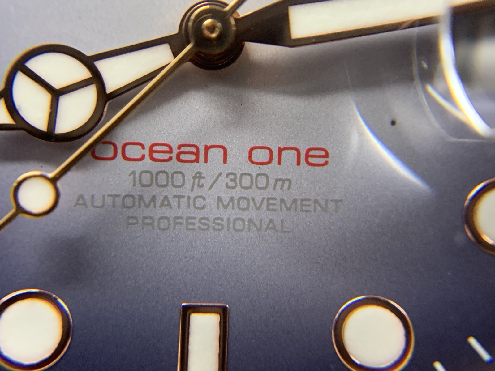 Steinhart Ocean One Stainless Steel Rose Gold Blue 42mm Automatic Watch