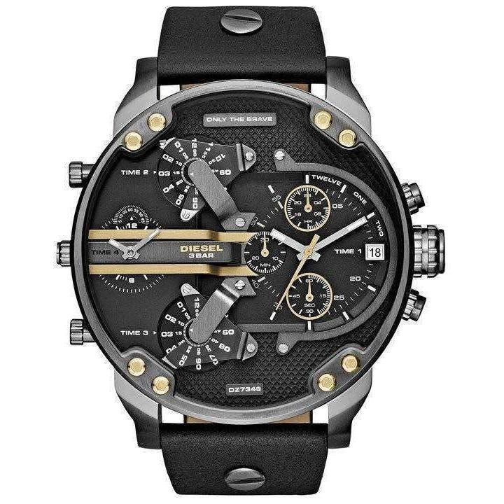 Diesel DZ7348 Mens Mr Daddy 2 0 Black Chronograph Watch