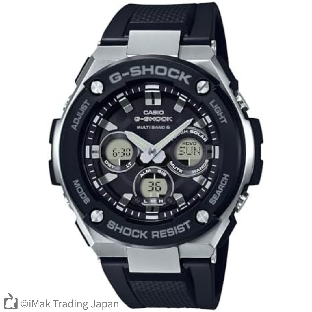 CASIO G-Shock GST-W300-1A Mens Watch Black 2010-2019 New