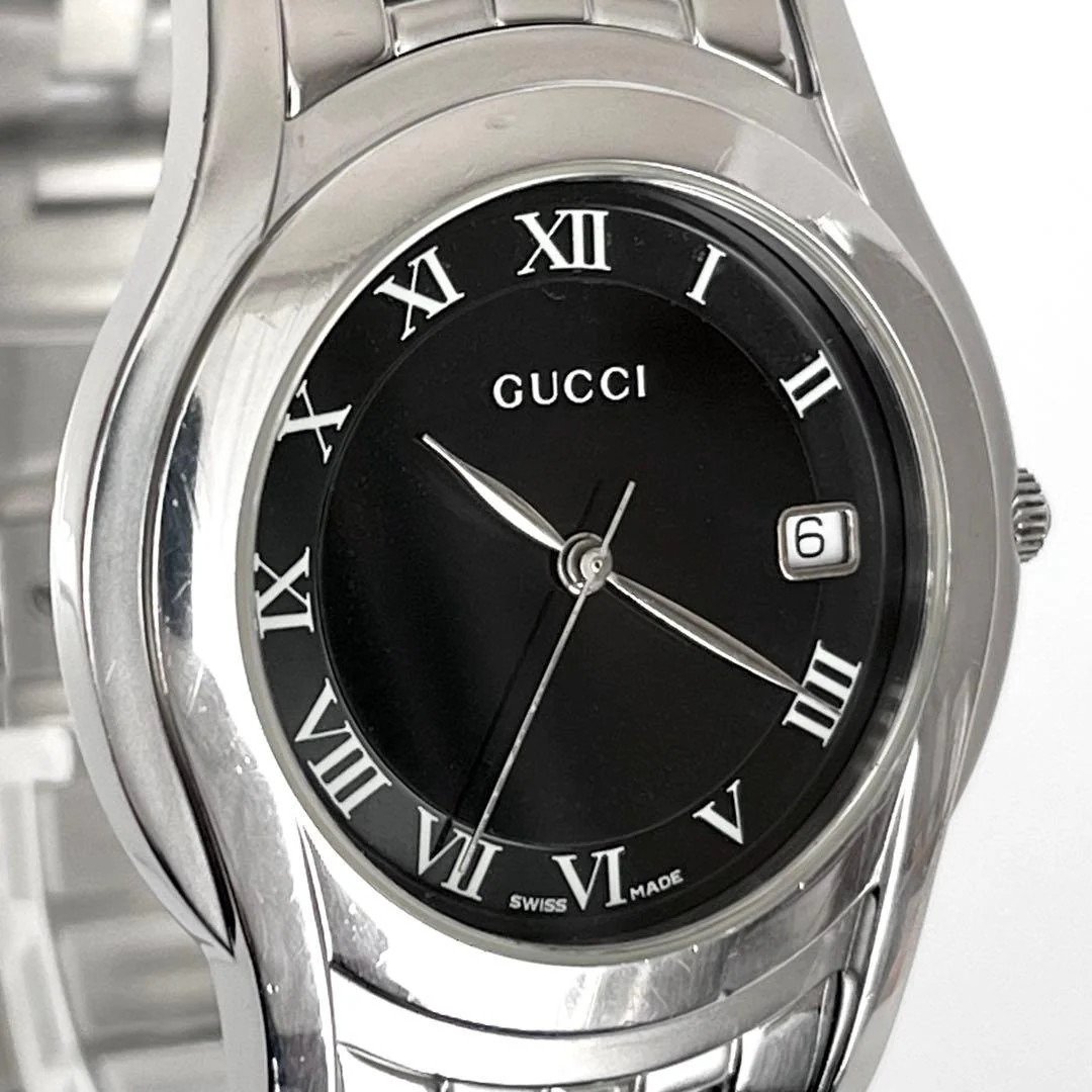 GUCCI 5500M Mens Quartz Stainless Steel 1.38in Watch
