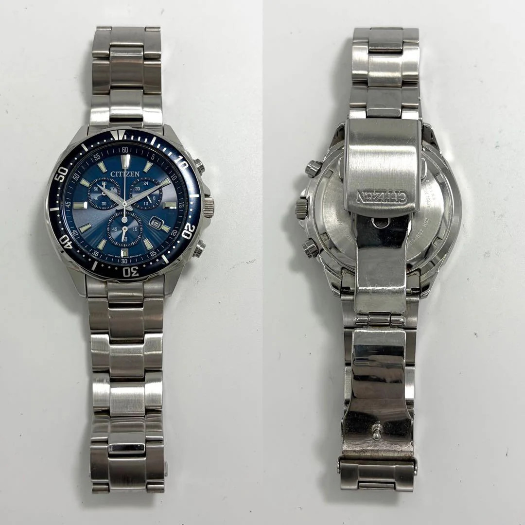 CITIZEN H500-S064597 Eco-Drive Quartz Divers 40mm Stainless Blue Dial