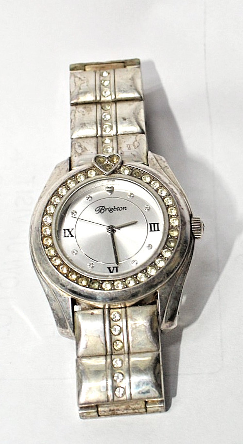 Brighton Dana Point Crystal Bezel Wrist Watch (parts/repair)