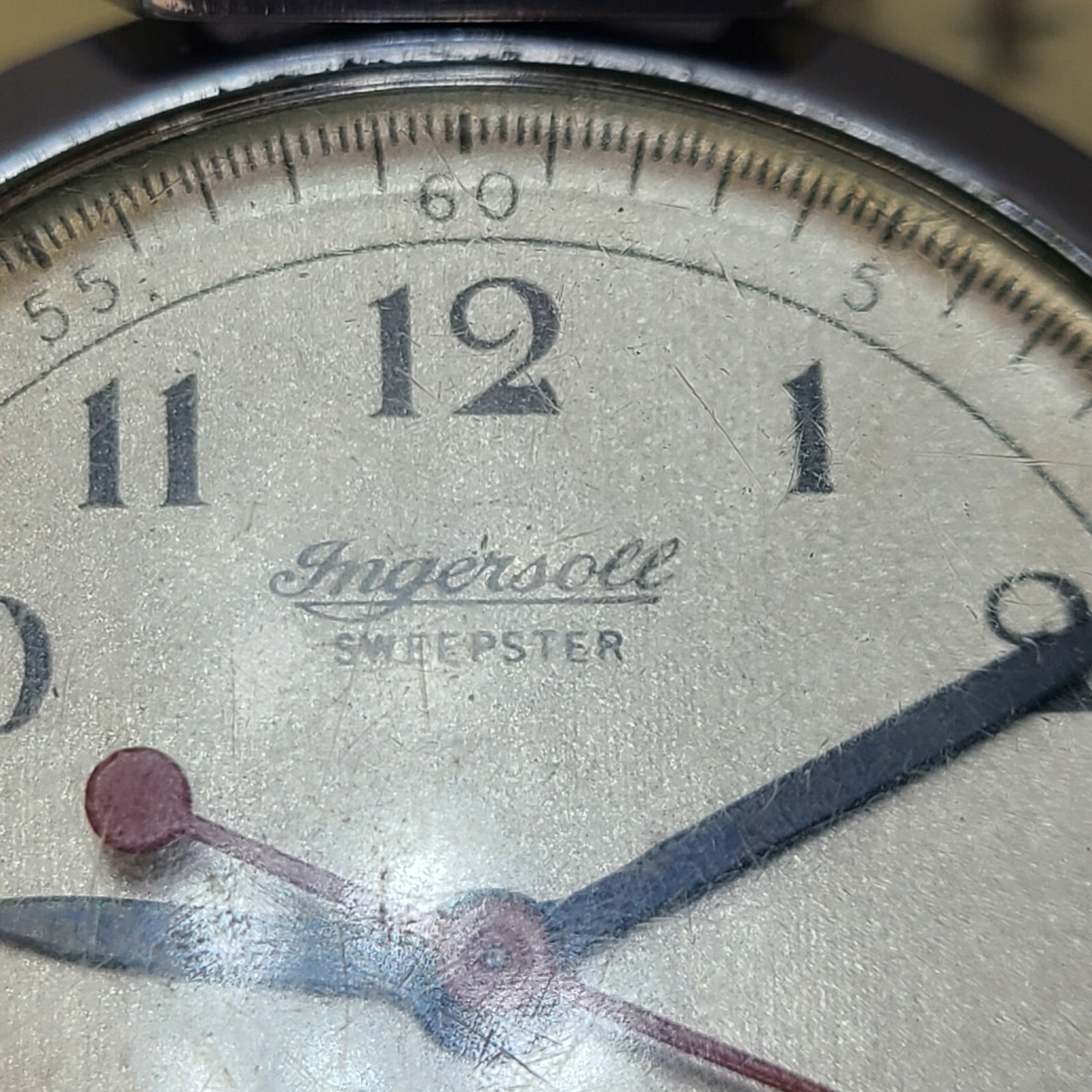 Vtg. Ingersoll Sweepster Pocket Watch