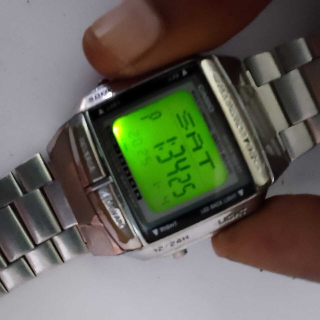 CASIO illuminator DB-360 DATA BANK 2515 Vintage Men’s Watch ADR3NRZ2