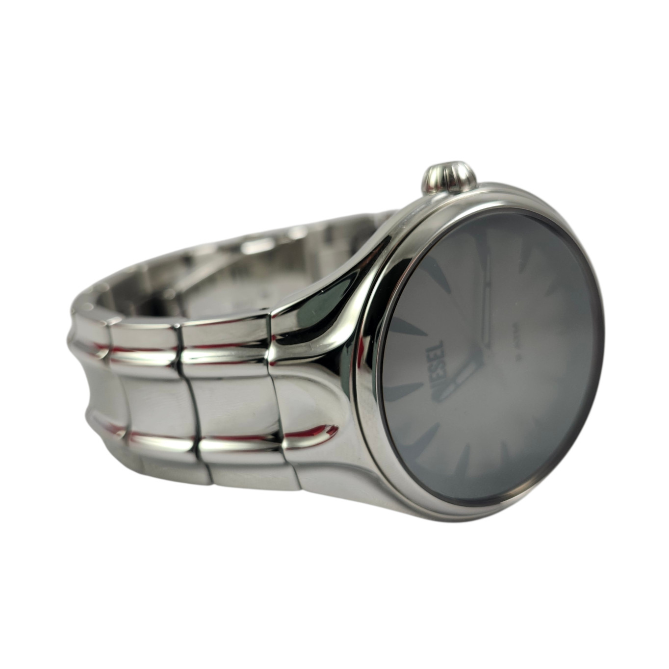 NEW Diesel Streamline Chrome Silver Mens Watch DZ2205 NIB NWT