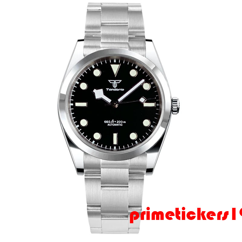 Tandorio Sapphire 36mm/39mm Automatic Men Watch NH35 PT5000 Snowflake Hands Lume