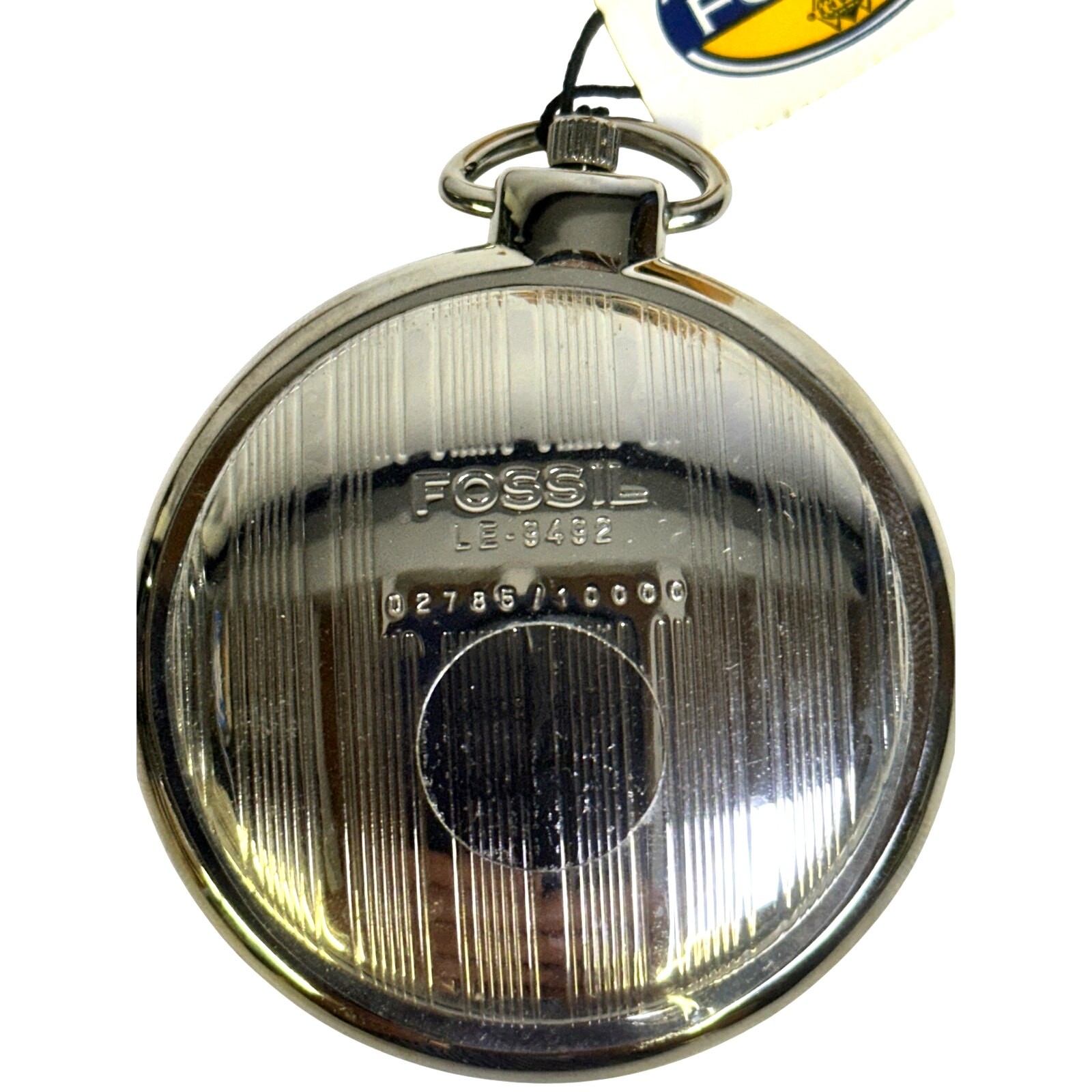 Fossil Limited Edition 1998 Collectors Club ‘Steamliner’ Pocket Watch-Wood Case