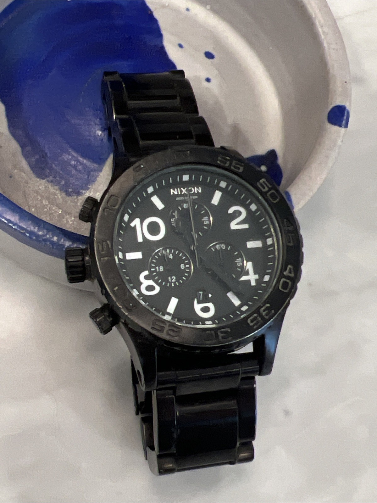 Nixon The 4220 Chrome 200 M Stainless Steel Watch