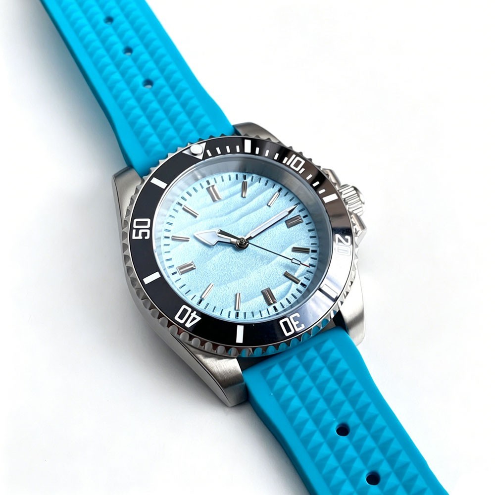 20ATM Diver 40mm Sapphire Glass Textured Dial Automatic NH35 PT5000 Men Watch
