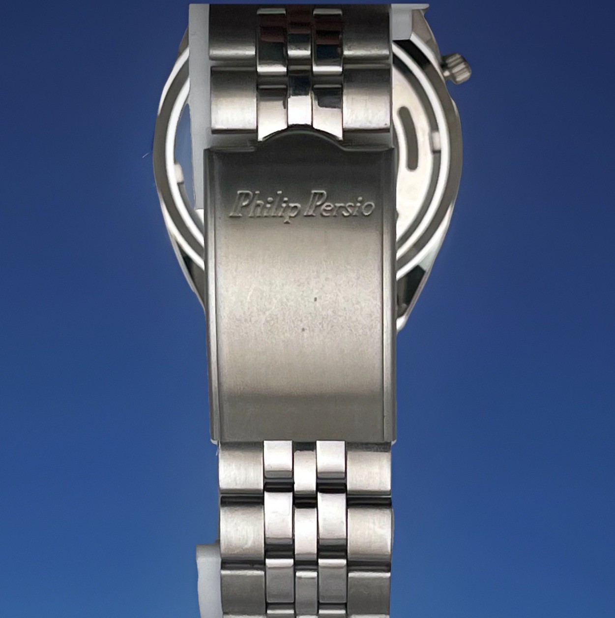 PHILIP PERSIO B3AAB0034 GLOWS IN THE DARK DIAL SCREW BACK CASE 30M UNISEX WATCH