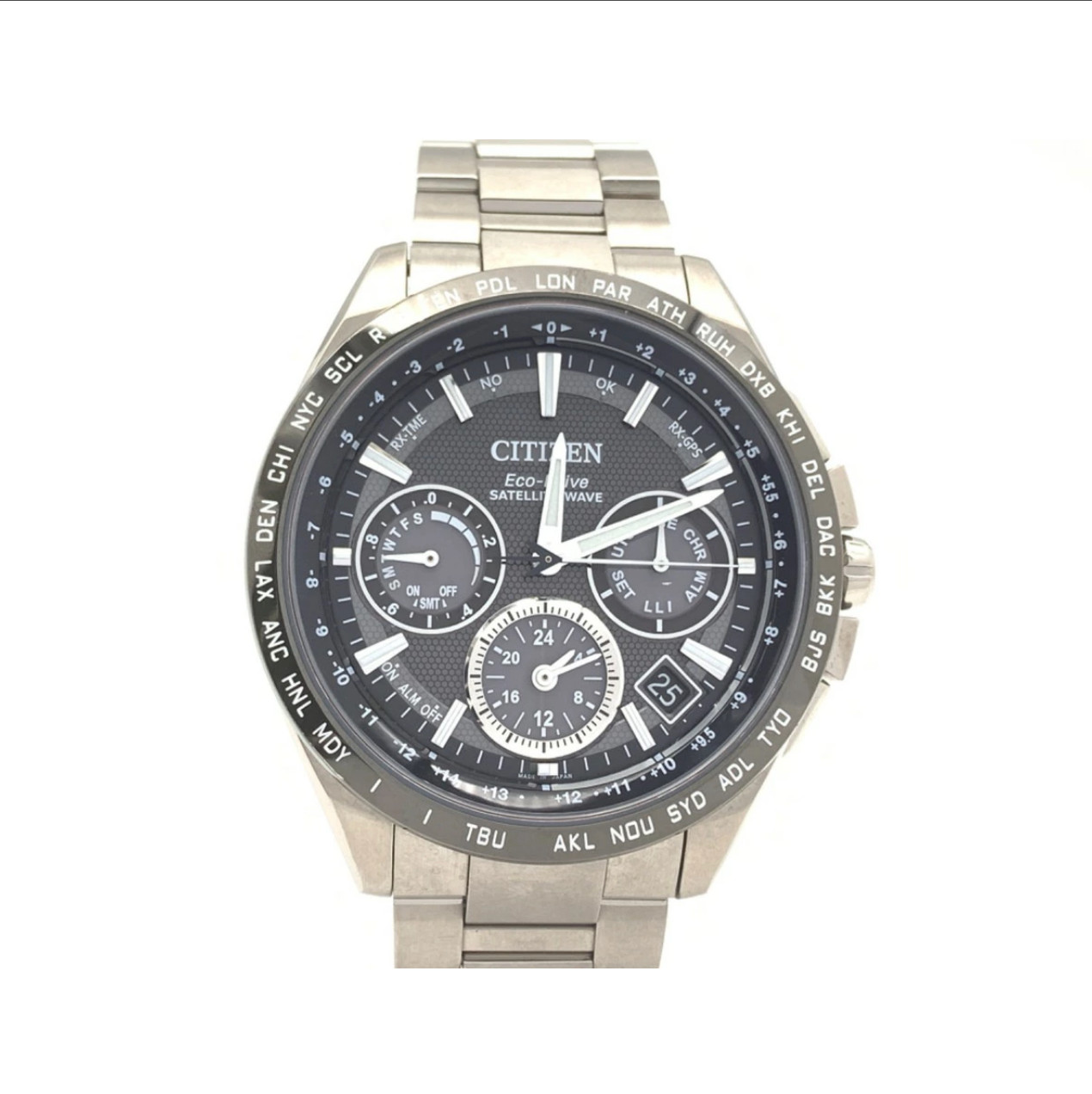 [USED Excellent]CITIZEN Attesa CC9015-54E Satellite Wave Solar Radio Men’s Watch