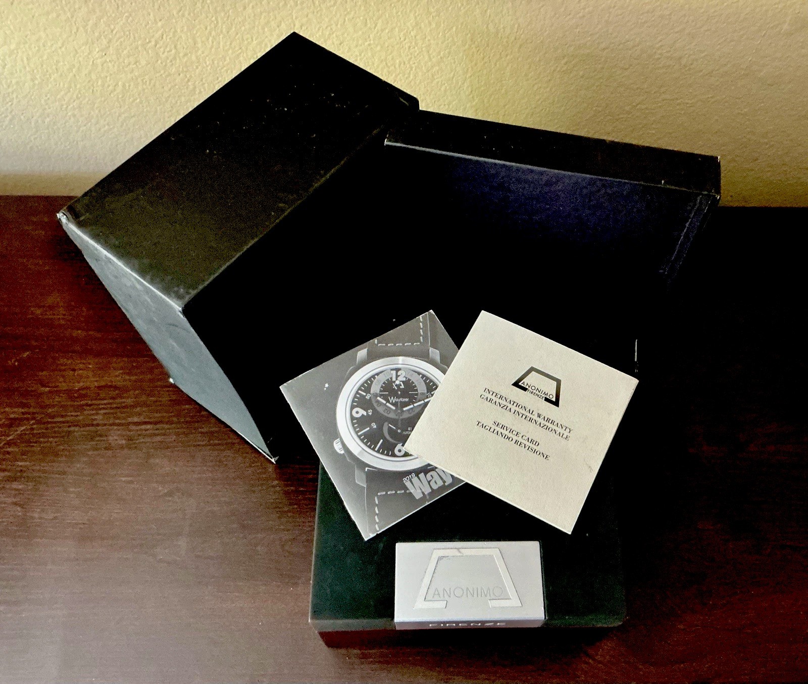 Authentic ANONIMO GMT Limited Edition #023/299 Full Set Excellent Condition Rare