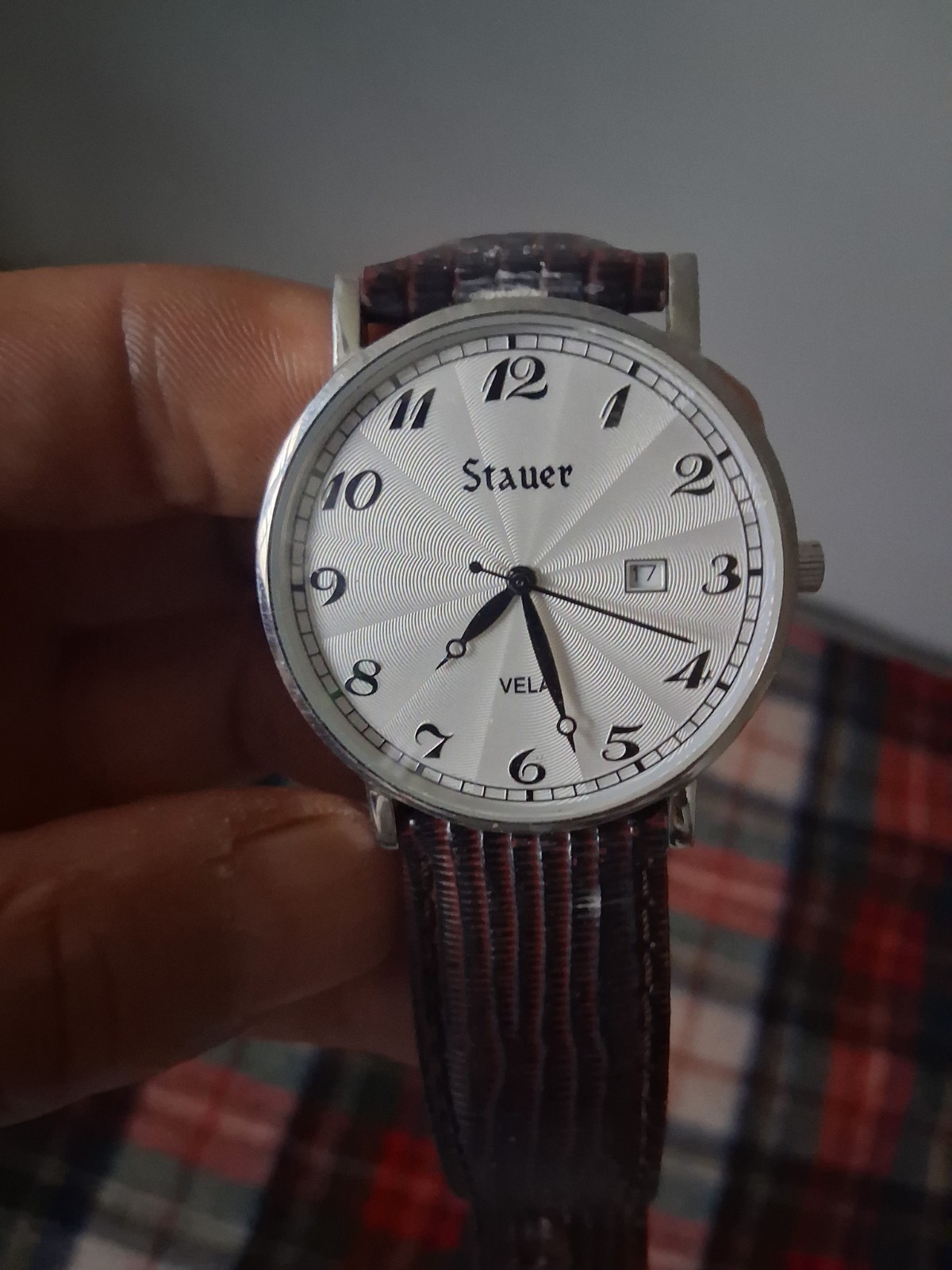 Stauer Men’s Leather Strap Watch 26502