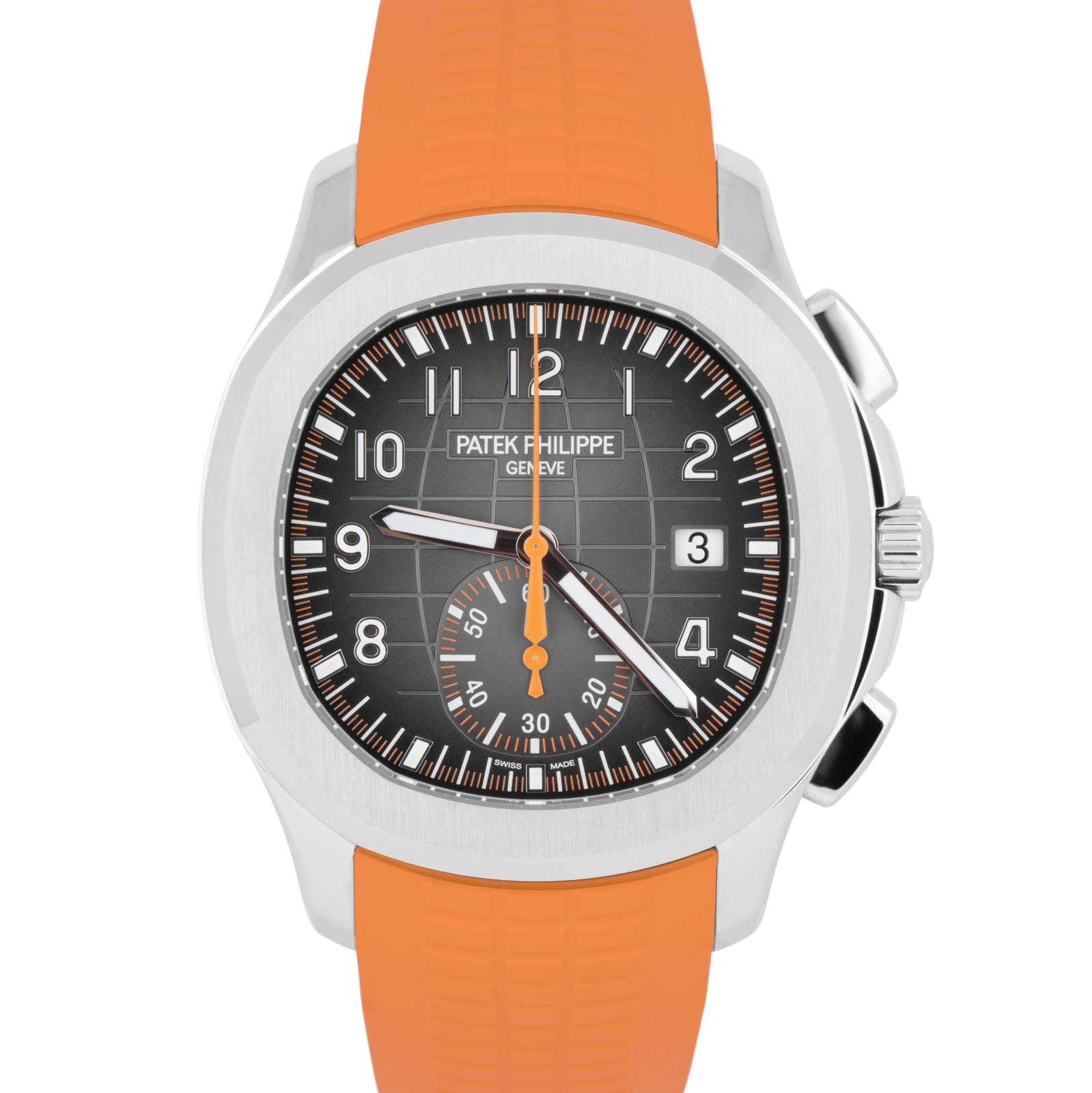 NEW 2023 PAPERS Patek Philippe Aquanaut Chronograph Steel 42.2mm 5968A-001 B+P