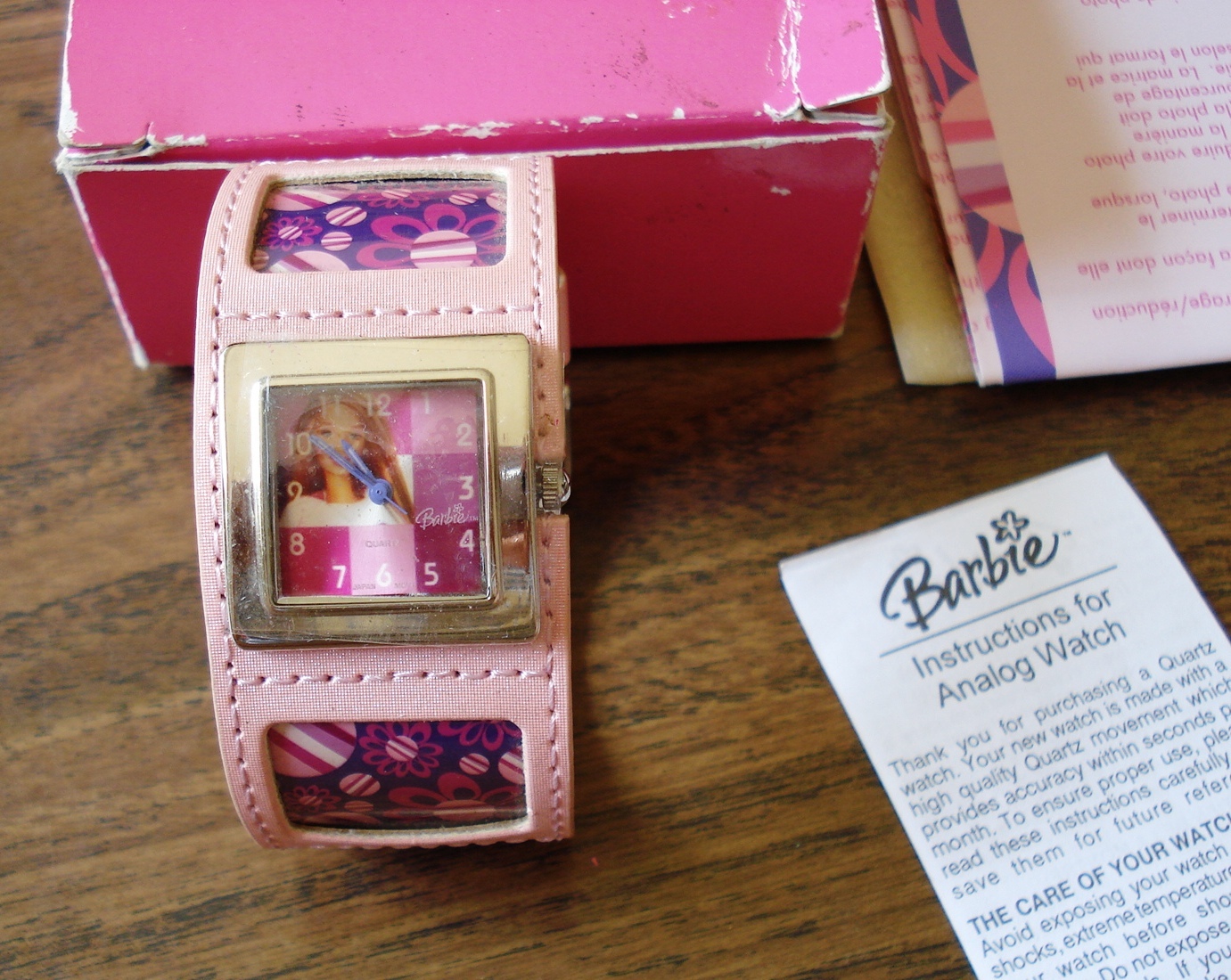 Barbie Photo Insert Wrist Watch