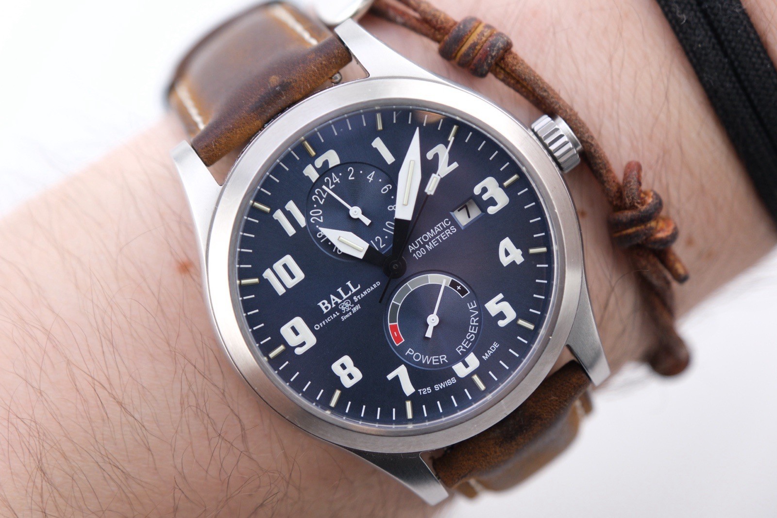 Ball Engineer Master II Voyager GM2128C-LJ-BE Clean Working 2 Straps