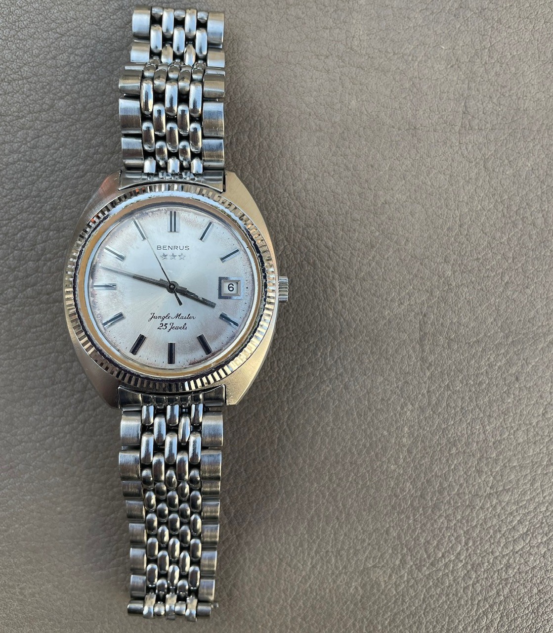 VTG BENRUS JUNGLE MASTER automatic 25jewels 1970s Swiss made Men’s Pre-owned