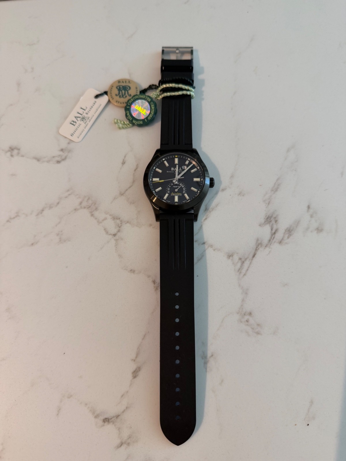 Ball Engineer III Endurance 1917 TMT Automatic Black Dial Watch
