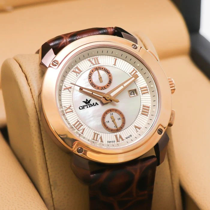 Optima – Swiss Dual Time – OSC241-CRL-7 Quartz 43mm OSC241 30 m (3 ATM / 100