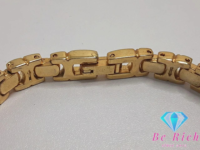 [A1R] H2O White Brown Havana Gold SS Plastic Quartz Ladies Watch [m3v]