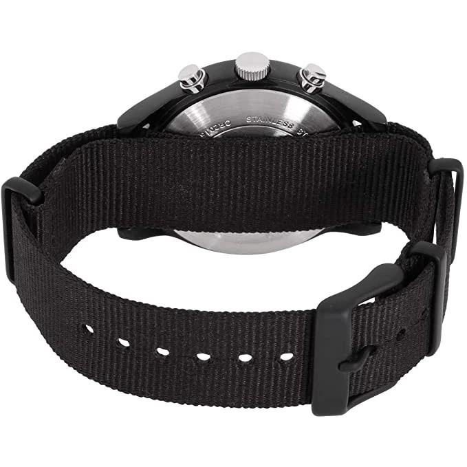 New Timex MK1 Aluminum Chronograph 40mm Fabric Strap Watch TW2R67700