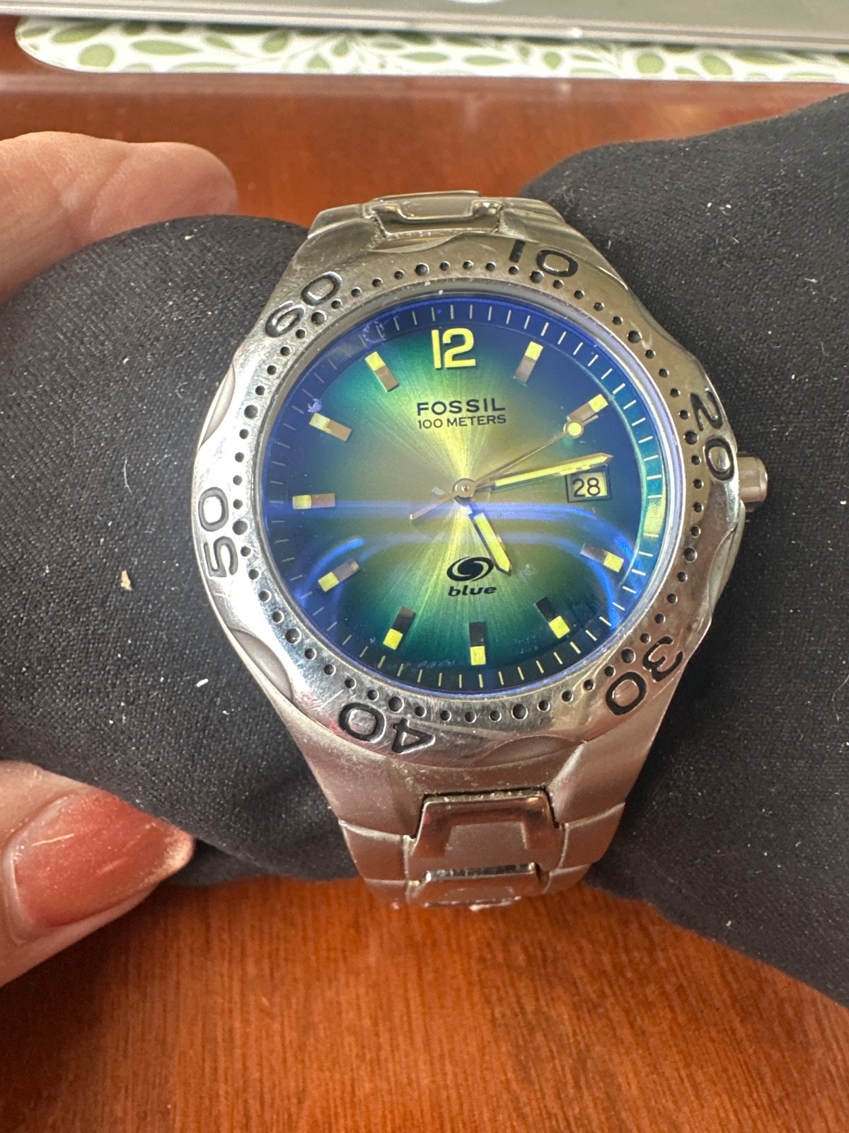 Fossil Blue Mens Watch AM-3520