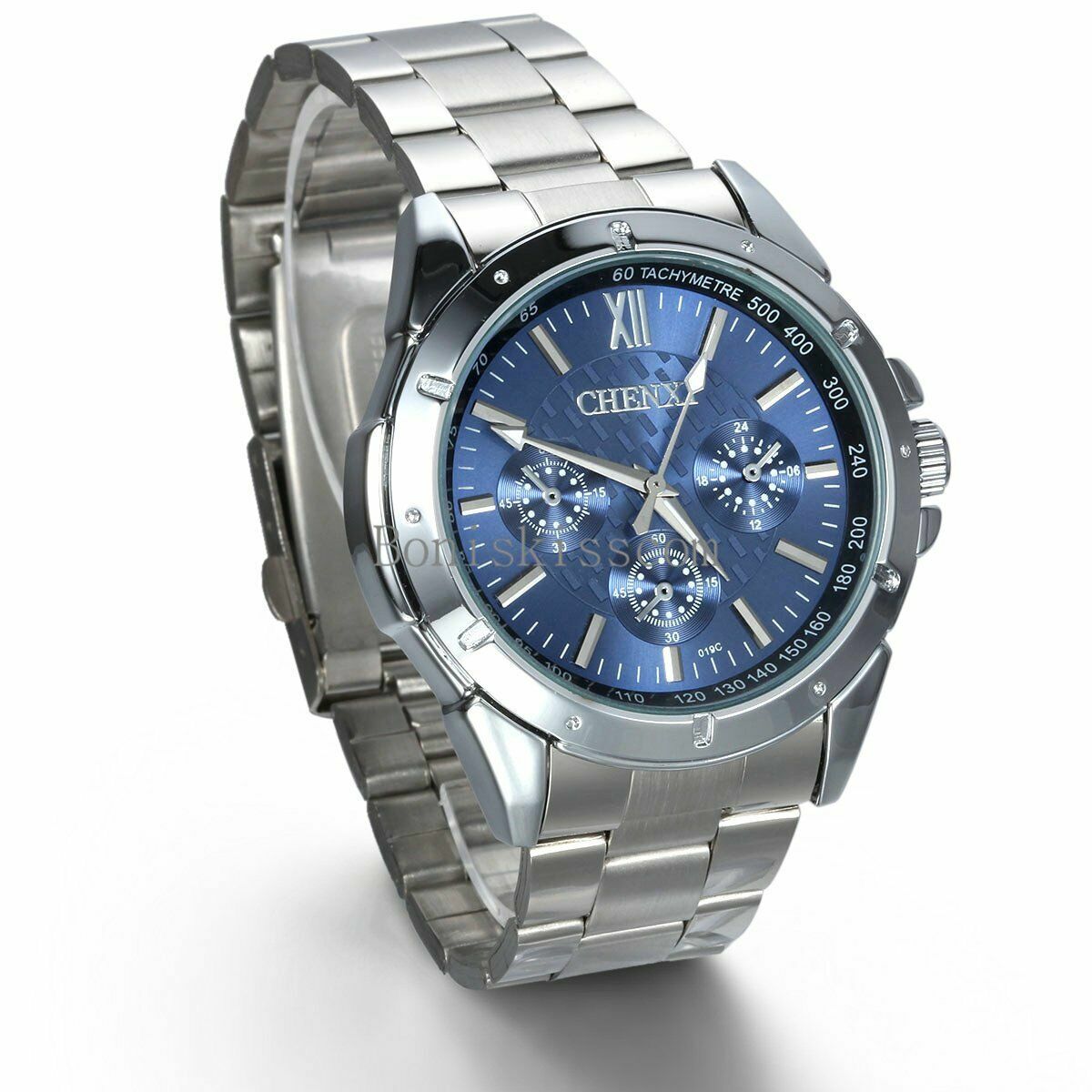 Men’s Casual Fashion Luxury Quartz Analog Round Wrist Watch Christmas Gift