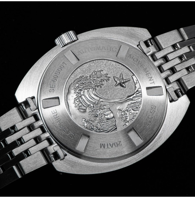 Seestern Sub 300 Automatic Black Steel Date Diver Men’s Watch