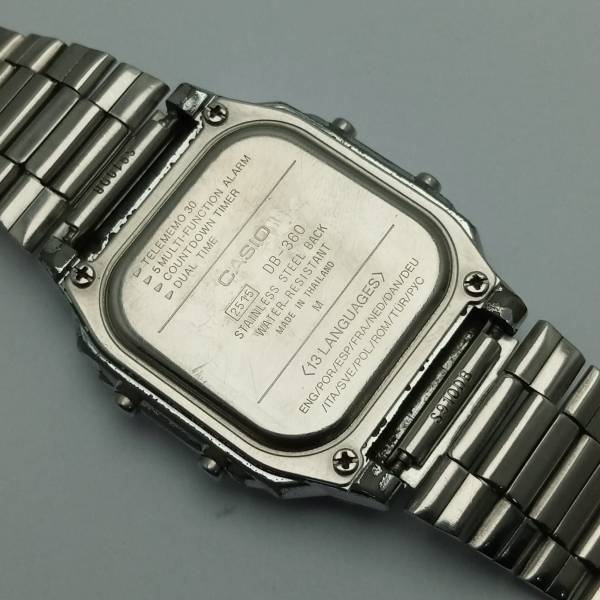 Casio Illuminator DB-360 Data Bank Quartz 2515 Digital Vintage Men’s Watch
