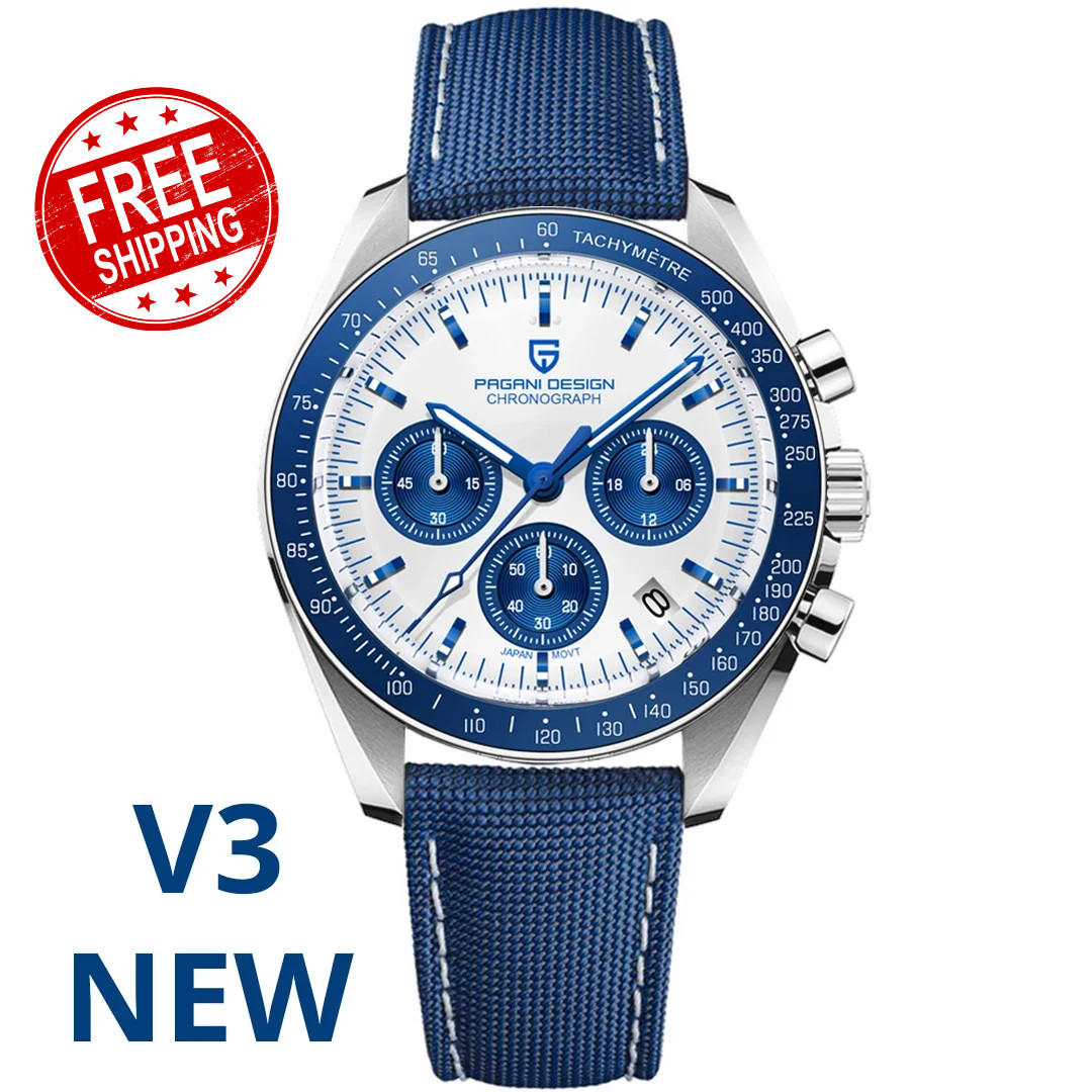 PAGANI DESIGN AK Project Chronograph Quartz Men’s Watch AR Sapphire Date
