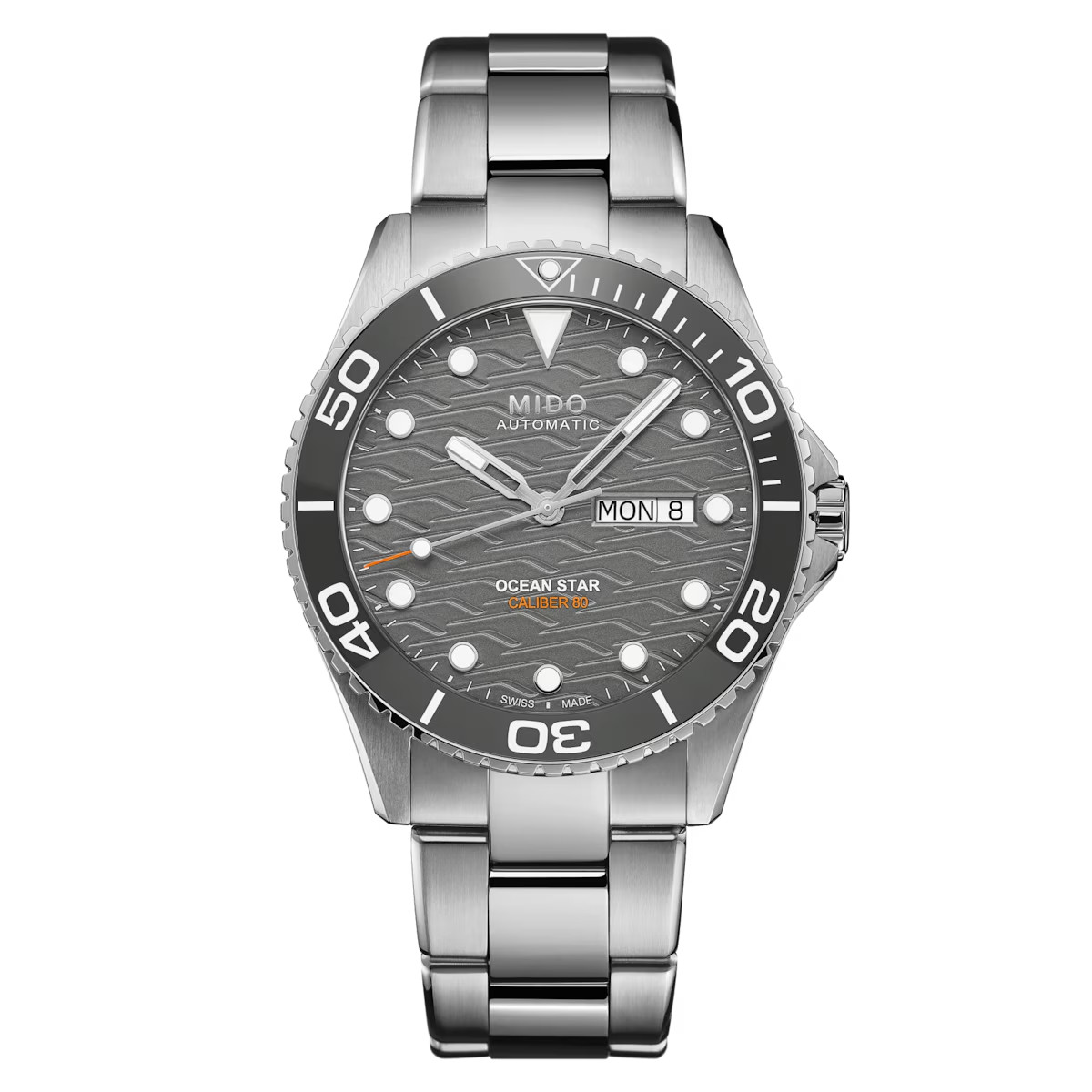 *BRAND NEW* Mido Ocean Star Auto Gray Dial Stainless Men’s Watch M0424301108100