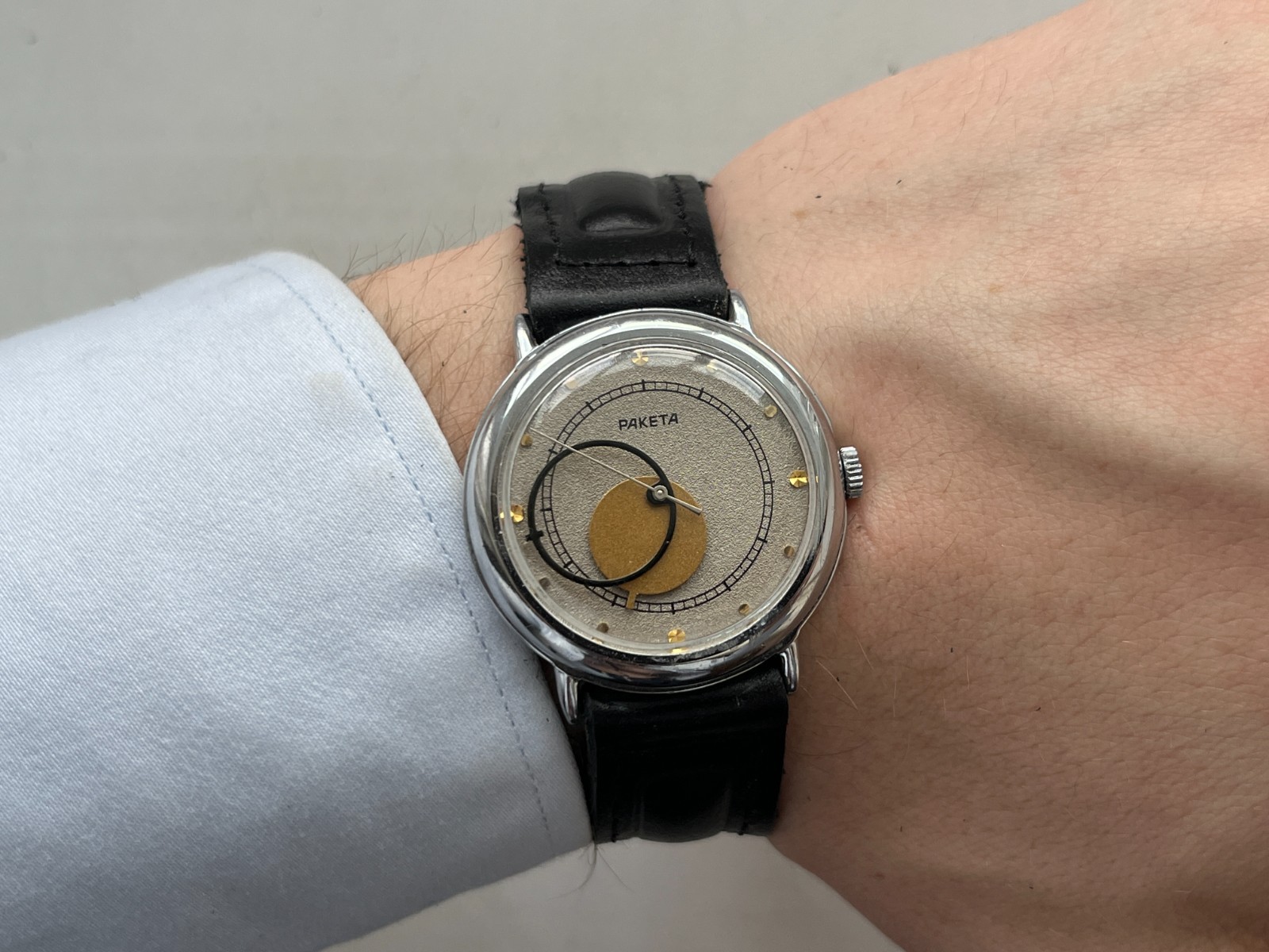 VTG Soviet Mechanical wristwatch RAKETA Copernic Kopernik USSR watch (Serviced)