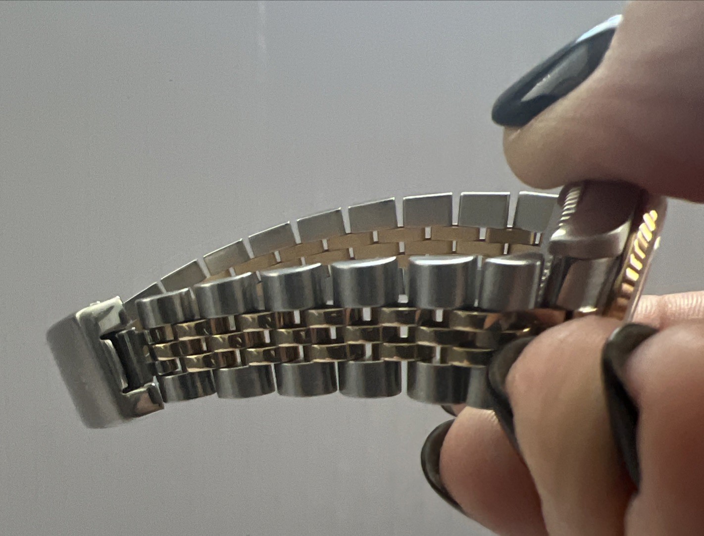 TWO TONE SS & 18k Gold ROLEX R67193 Ladies Oyster Perpetual Automatic