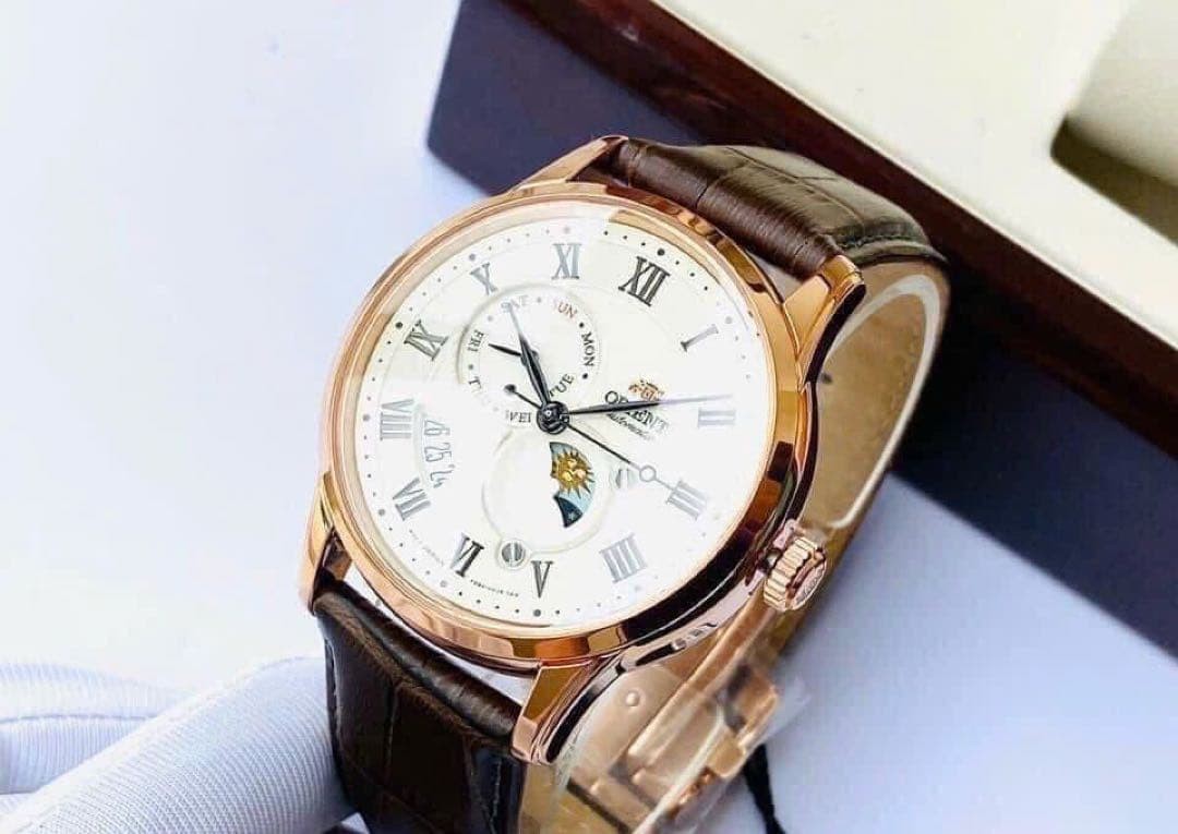 Orient Sun and Moon Automatic Mechanical Watch RN AK0001S