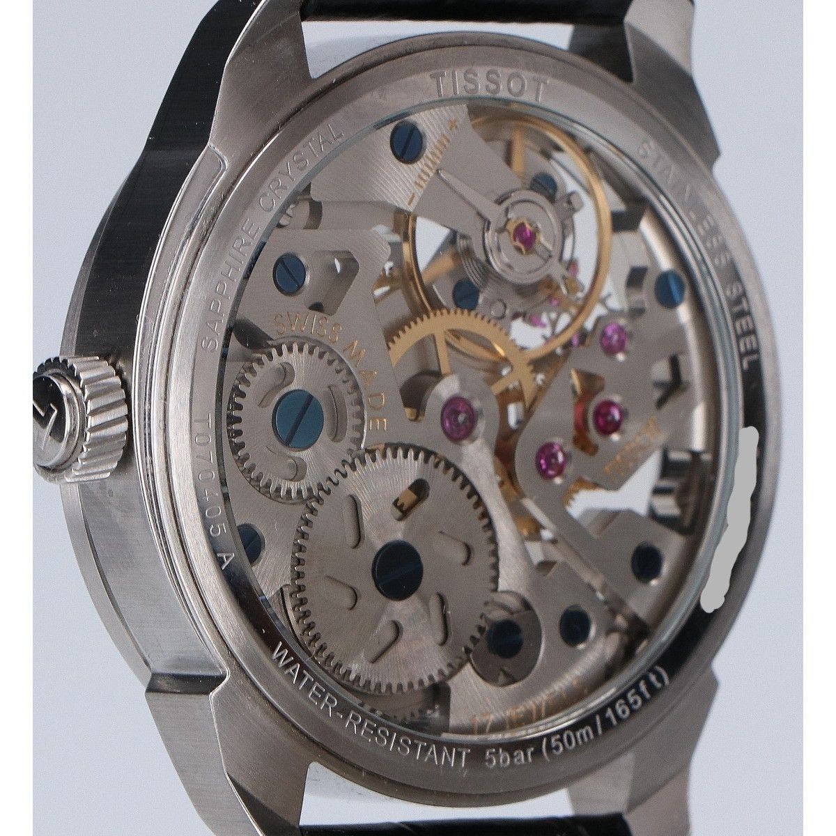 Tissot T-Complication Squelette T070.405.16.411.00 Hand Winding Skeleton Watch