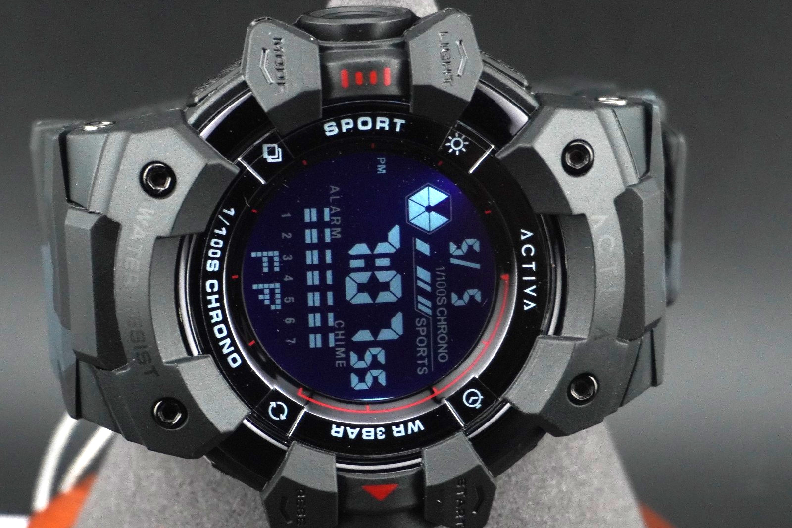 Watch – Activa Digital Invicta X – (NEW) In Box w/Instructions Black – NICE!