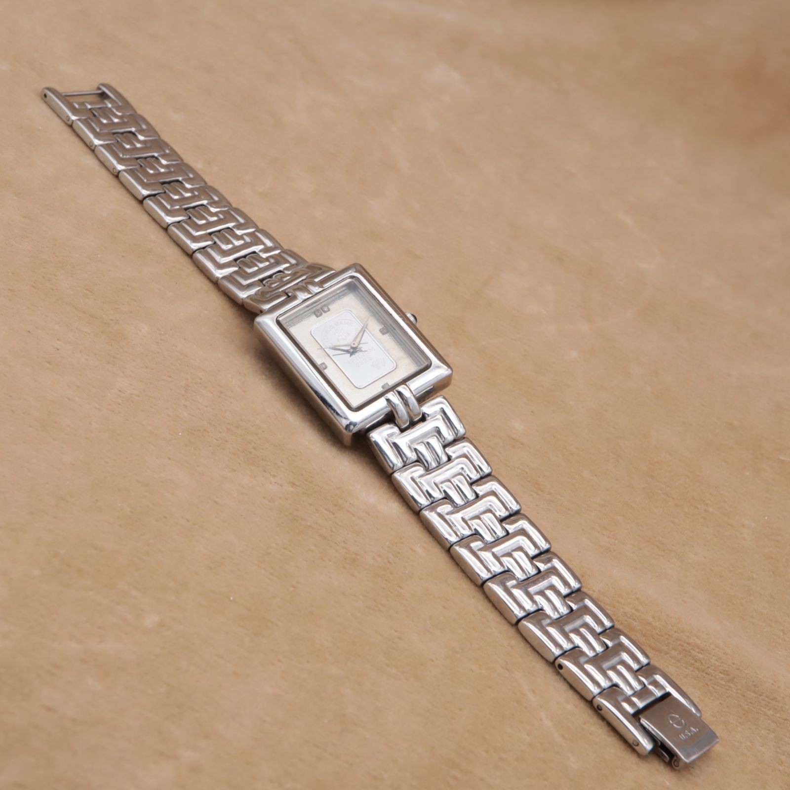 ELGIN FK-611-K1 Platinum 999.5 Dial Watch 17cm/6.69in Quartz Rectangular