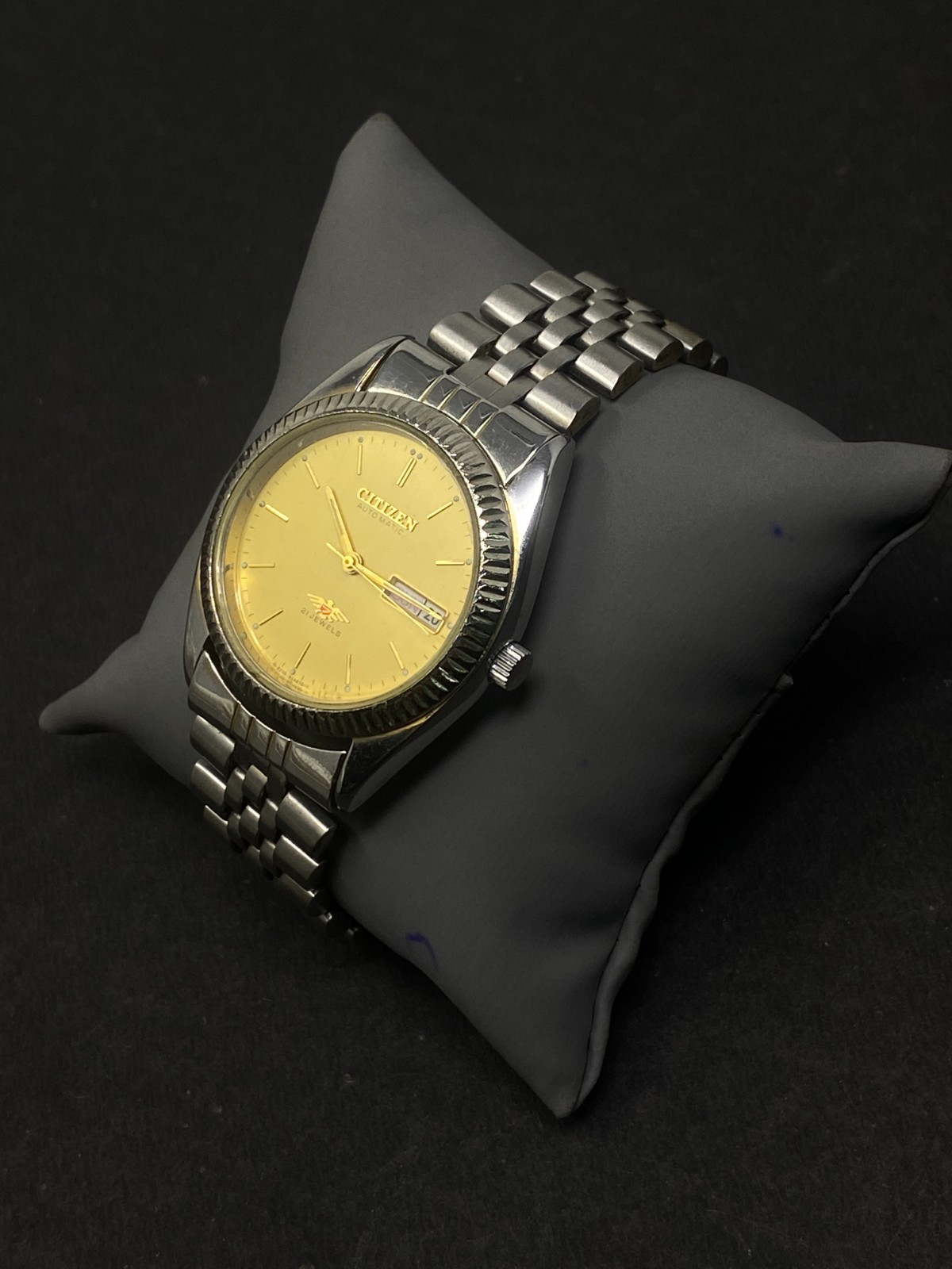 Vintage Citizen Automatic 8200A Japan Movement Day-Date Men’s Wrist Watch
