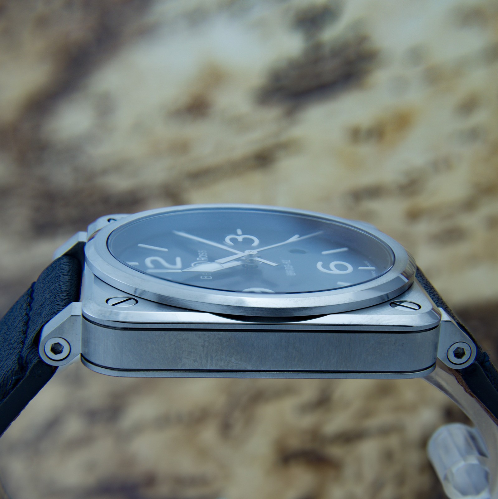 Bell & Ross BR03-92 Blue Steel BR0392-BLU-ST/SCA