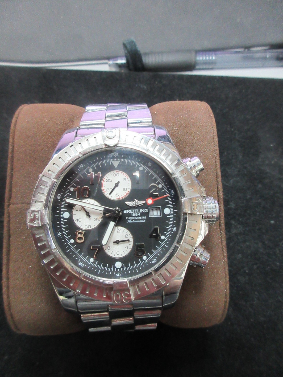 Breitling Super Avenger 48mm Automatic Black Dial A13370 With Box