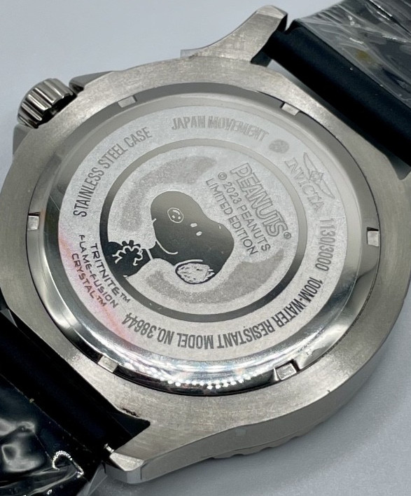 Invicta Character Snoopy Peanuts Men’s Black Watch Limited One of 3,000 (38644)